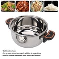 thumbnail image 3 of Professional Stainless Steel Pressure Cooker, Easy Micro Pressure Design, Non Stick Coating Multipurpose Pot,  Food Contact, Even Heating, Dishwasher Safe for All Stoves, 3 of 7