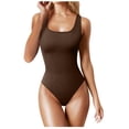 thumbnail image 1 of TopLLC Bodysuit for Women Tummy Control Shapewear Seamless Romper Sleeveless Round Neck Body Suits Tank Tops, 1 of 5