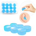 thumbnail image 2 of 12PCS Silicone Ear Plugs Noise Cancelling EarPlugs Waterproof Reusable Sleep Earplugs, 2 of 8