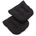 thumbnail image 1 of Coussin de Chaise de Salle à Manger Capitonné en Microsuède en Forme de U de 19 Po (Ensemble de 2), 1 of 3