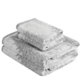 thumbnail image 1 of Holiday Time Grey/White 100% Cotton 4-Piece Jacquard Towel Set, 1 of 3