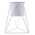 thumbnail image 2 of yuksok Iron Plant Stand Garden Planter Flower Pot Shelf Rack Black White, 2 of 9