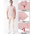 thumbnail image 4 of Polos de Golf pour Hommes à Manches Courtes, Évacuation de l'Humidité, Coupe Sèche, Motifs Imprimés, Polo de Performance à Col, Polos de Golf pour Hommes, 4 of 6