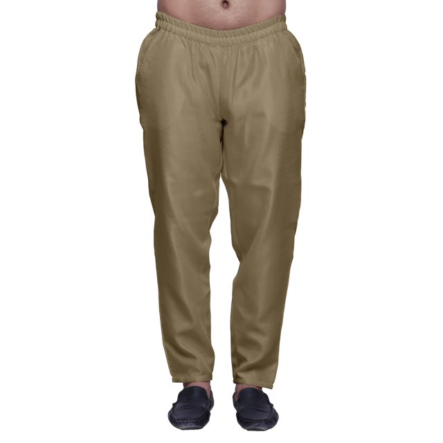 Atasi Solid Adjustable Ethnic Bottom Pant For mens Dupion Readymade Pajama