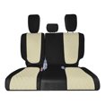 thumbnail image 1 of For 2018–2023 Honda Odyssey FH Group Neoprene Custom Fit Waterproof Car Seat Covers - 3rd Row Beige, 1 of 5