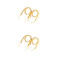 thumbnail image 4 of stanreset 1/2/3/5 2pcs Maison Hôtel Polyester Rideau Retenue Salon Drapé Tieback Draperies Support Décoratif Ondulé Corde Or 2PCS, 4 of 6