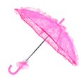 thumbnail image 2 of Lace Parasol, Exquisite Bridal Umbrella Beautiful Decorative Handicraft  For Photos For Weddings For Parties Rose Red, 2 of 8