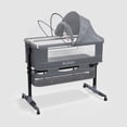 thumbnail image 1 of MotionGrey Blessy 5-in-1 Baby Bassinet with Wheels & Lock 2-Height Adjustable Foldable Co-Sleeper Crib, Rocking & Incline Modes, Baby Chair Storage, Mosquito Net & Washable Cover, 1 of 1