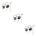 thumbnail image 2 of QualitChoice AK6 PLUS Écouteurs Filaires Oreillette à Réduction de Bruit Casque avec Embouts Noirs Sans Micro 3 Ensembles, 2 of 6