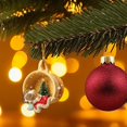 thumbnail image 4 of TIELUTT Christmas Tree Decorations Crafts Hanging Decorations Christmas Acrylic Dog Mini Tent Ornament Ornament Easter Garland Decorations with Lights Garland with Lights Christmas Beads on String, 4 of 5