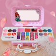 thumbnail image 2 of SIYTUAU Beauty Mini Box For Girls Childrens Play House Princess Vanity Box Face Art Diy Handbag Makeup Set Pink Plastic Pretend Play Toy Makeup Set For Girls, 2 of 9