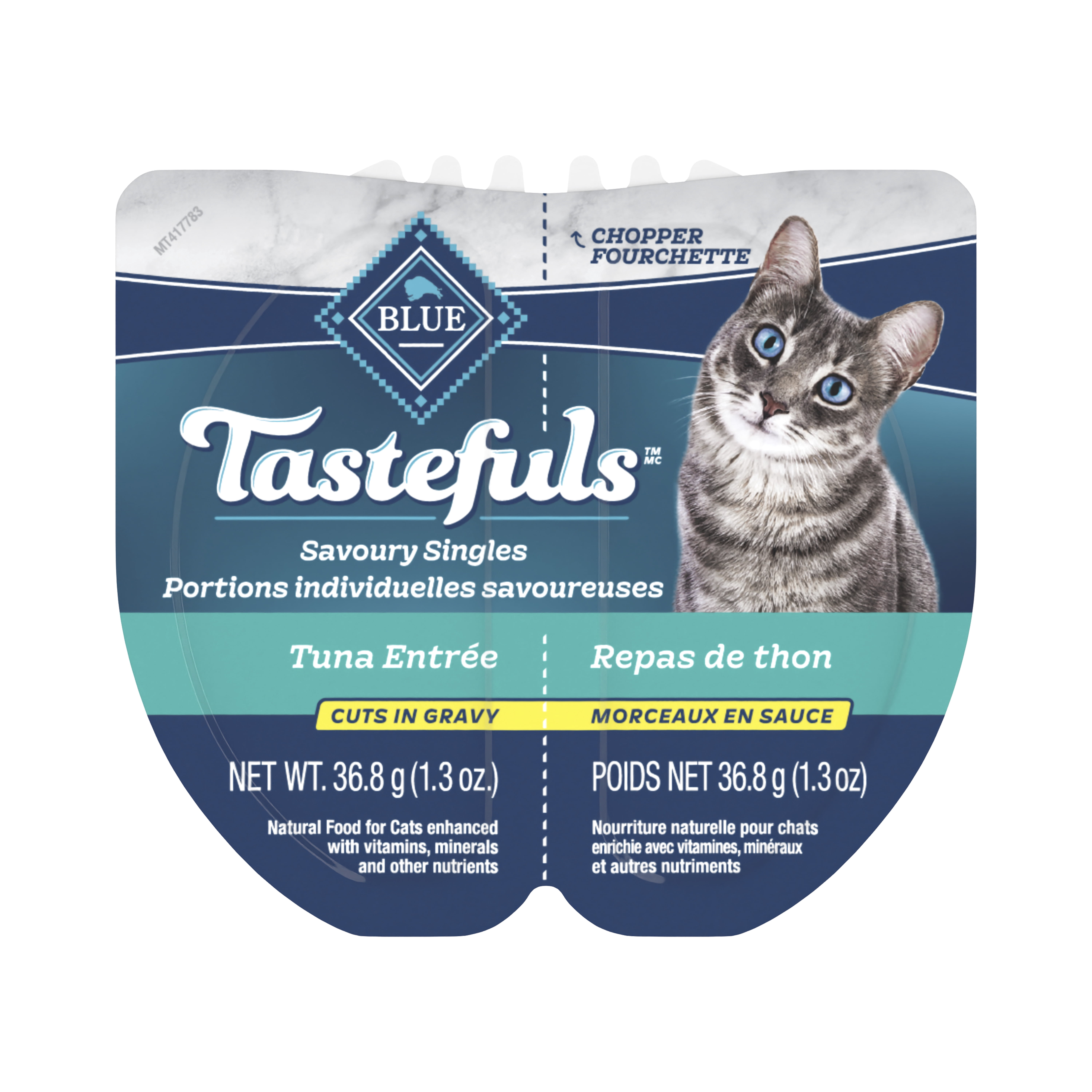 Blue Buffalo Tastefuls Savoury Singles Tuna Entree Cuts in Gravy 85g