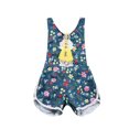 thumbnail image 1 of GDREDA Girls' Jumpsuits & Rompers Spring Romper Baby Girls' Summer Romper Cute Overalls With Design Soft & Breathable Outfit For & Toddlers Green,12-24 Months, 1 of 7