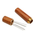 thumbnail image 1 of Oleegame 1PC Espressos Coffee Stirrer Professionals Espressos Stirring Distribution Tool Coffee Powder Hand Tampers Distributor Stainless Steel Needle Natural Wood Handle And Stand, 1 of 6
