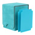thumbnail image 1 of Baohd Leather Deck Case 100+ Sleeved Cards for Business Cards Light Blue, 1 of 6