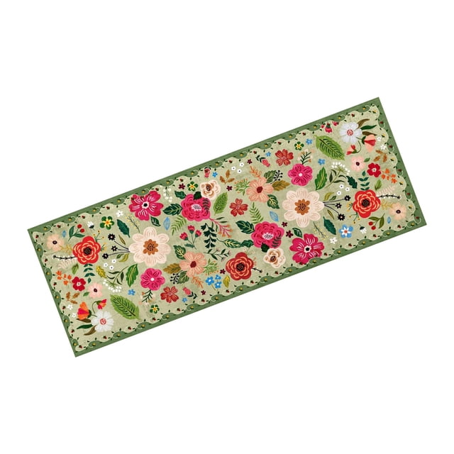TIELUTT Tapis de Sol Rétro à Fleurs Design Classique de Fleurs pour Salon Chambre pour Couvertures Confortables Quotidiennes pour Femmes Jeté de Sofa Couverture Douce Couvertures Jetées Tapis Shag 8x10 pour Salon Tapis un