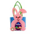 thumbnail image 1 of DIY Easter Bunny Gift Bag - Cloth Tote Basket for Candy, Eggs & Holiday Decor, 1 of 2