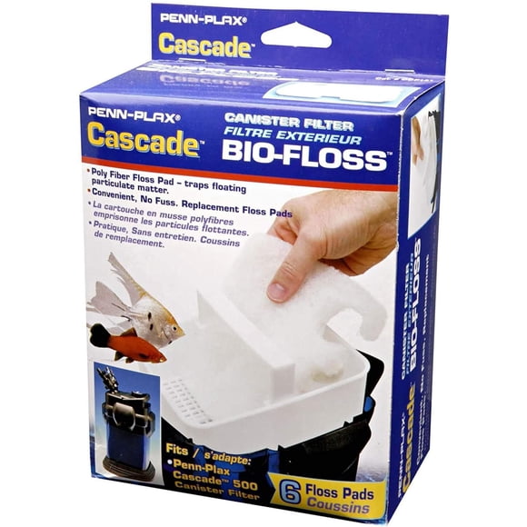 Penn-Plax Penn Plax Cascade Canister Filter Floss Pads