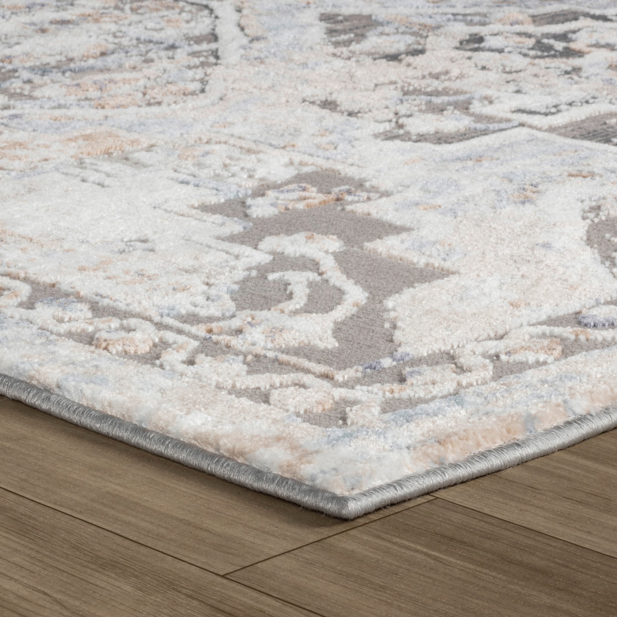Rug Branch Atlas Classic Indoor Area Rug, Blue Grey, Oriental - Living Room, Bedroom, Dining Room, and Kitchen