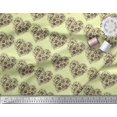 thumbnail image 2 of Soimoi Rayon Fabric Pizza Food Print Fabric by the Yard 56 Inch Wide, 2 of 3