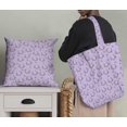 thumbnail image 5 of Soimoi Purple Heavy Canvas Fabric Antler & Star Print Fabric by Yard 58 Inch Wide, 5 of 5