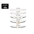 thumbnail image 3 of MesaSe Stackable Bracelets Multilayer Boho Bracelet Sets Beads Metal Chain Rope Adjustabl Bracelets For Women Elastic Rope Charm Bangle Bracelet Best Women Teen Girls, 3 of 6
