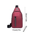 thumbnail image 3 of Zenithome Sac à Bandoulière Compact pour Hommes et Femmes, Sac de Poitrine et d'Épaule à Sangle Ajustable, Sac de Jour Léger de Voyage avec Port pour Écouteurs, Convient à la Tablette et aux Essentiels, 3 of 6