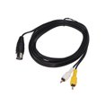 thumbnail image 3 of DIN 8Pin To 2RCA Cable, Copper Core DIN 8Pin Male To 2RCA Male Adapter Cable Tight Connection 9.8ft  For Old Sound Equipment, 3 of 8