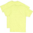 thumbnail image 2 of Hanes T-Shirt à Manches Courtes Col Rond pour Hommes X-Temp Lot de 2, 2TG, Néon Citron Chiné, 2 of 2