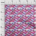 thumbnail image 2 of oneOone Rayon Fuschia Pink Fabric Abstracts Sewing Craft Projects Fabric Prints By Yard 56 Inch Wide, 2 of 5