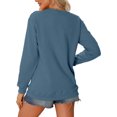 thumbnail image 4 of Chandail de Mode d'Hiver pour Femmes, Imprimé Festif de Noël, Haut à Col Rond, Chandails à Capuchon Mignons pour Femmes, Chandail à Capuchon pour Femmes, Chandails Confortables pour Femmes, Chandails à Capuchon Butter pour Femmes, Sweat pour Dames, Softball pour Filles, Échauffement, 4 of 5