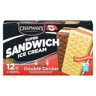 Chapman's Super Sandwich Double Decker Ice Cream in a Box, 12 x 120mL