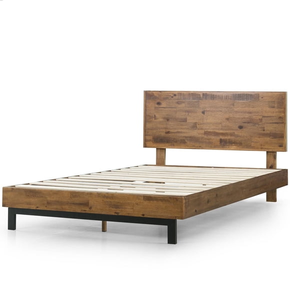 Zinus Tricia 40 inch Wood Platform Bed Frame with Headboard