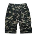 thumbnail image 3 of Plus Size Summer Pants Mens Summer Outdoors Casual Overalls Plus Size Have Pockets Drawstring Sport Shorts Pants Plus Size Overall Shorts, 3 of 5