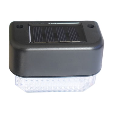 Dvruxg Lampes de Terrasse à Énergie Solaire, DEL Étanches pour l'Extérieur, Lampe de Terrasse à Énergie Solaire pour Terrasse, Escaliers, Clôture de Patio, Jardin