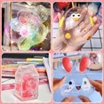 thumbnail image 3 of Nano Bubble Tape Toy Kit, Double Sided Tape Magic Plastic Bubble, Super Elastic Clear Balloonss with 10pcs Straw and Sequins Sticker , Party Favors and Fidget Toy （9.84 ft), 3 of 8