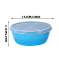 thumbnail image 1 of Round Food Storage Container Set | Airtight Stackable Bowls for Fridge | Freshness Keepers with Lids | Fruit Veggie Organizers | Pantry Snack Boxes, 1 of 8