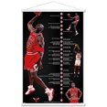 thumbnail image 1 of Michael Jordan - Timeline Wall Poster, 22.375" x 34" Framed, 1 of 4