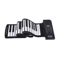 thumbnail image 1 of Portable Electronic Hand Roll Piano, 61 Keys Roll-Up Flexible Electronic Piano Keyboard With One-Button Teaching Function Digital Music Keyboard Piano For Beginners And Kids, 1 of 8