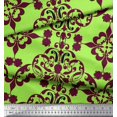thumbnail image 3 of Soimoi Polyester Crepe Fabric Moroccan Damask Print Fabric by Yard 52 Inch Wide, 3 of 3