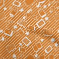 thumbnail image 1 of oneOone Polyester Spandex Orange Fabric Kids Craft Projects Decor Fabric Printed By The Yard 56 Inch Wide, 1 of 4