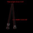 thumbnail image 3 of INSPIRE CHIC 1Pair Non-Slip Clear Bra Straps Replacement Invisible Transparent Bra Shoulder Straps Clear-Clear Buckle Width: 1.5cm/ 5/8", 3 of 5