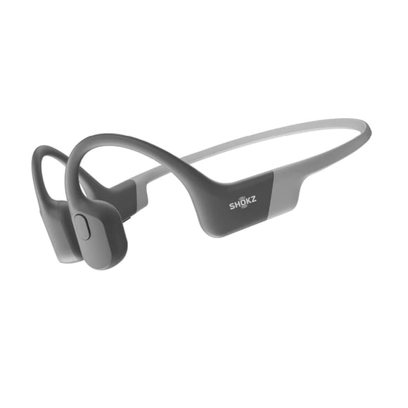 Shokz - OpenRun, Bone Conduction Sports Headphones, Gray