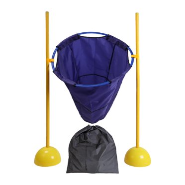 Lipstore Jeu de Lancer de Sacs de Sable avec Trou de Maïs avec 10 Sacs de Sable Activités de Fête à l'Extérieur Jouet Sable Bleu