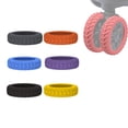 thumbnail image 3 of Xingzhi 10pcs/set Wide Compatibility Luggage Box Casters Protective Cover And Soft Purple+Blue, 3 of 6