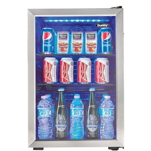 Danby DBC026A1BSSDB 2.6 cu. ft. Free-Standing Beverage Center in Stainless Steel