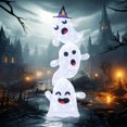 thumbnail image 1 of 4 Ft Light up Halloween Ghosts Decorations with Built-in LED lights Outdoor, 1 of 10
