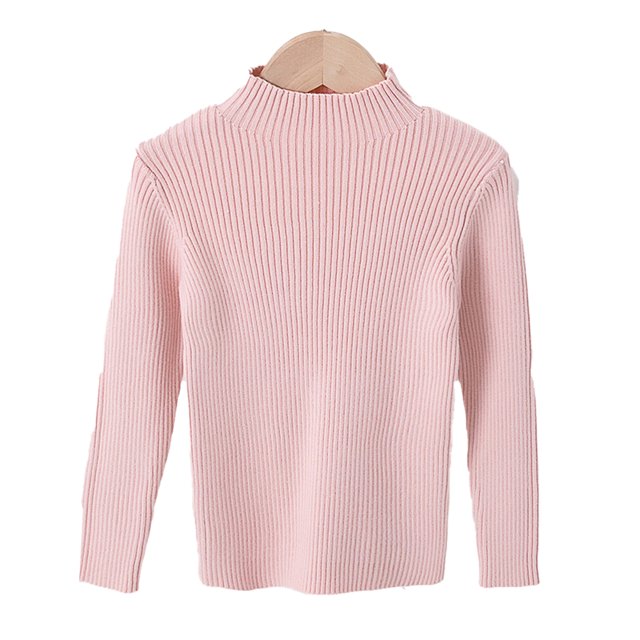 YTDSCS 2-13T Girls Boys Knit Sweaters Toddler Soft Long Sleeve Pullover Tops Kids Spring Fall Solid Color Jumper