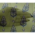 thumbnail image 4 of oneOone Viscose Chiffon Fabric Leaves & Paisley Block Decor Fabric Printed BTY 42 Inch Wide, 4 of 4