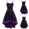thumbnail image 1 of Ketyyh-chn99 Robes de Soirée pour Femmes Robe de Mariage Formelle Femmes Élégante à Manches Évasées Robe de Soirée Formelle Grande Taille Violet,G, 1 of 4